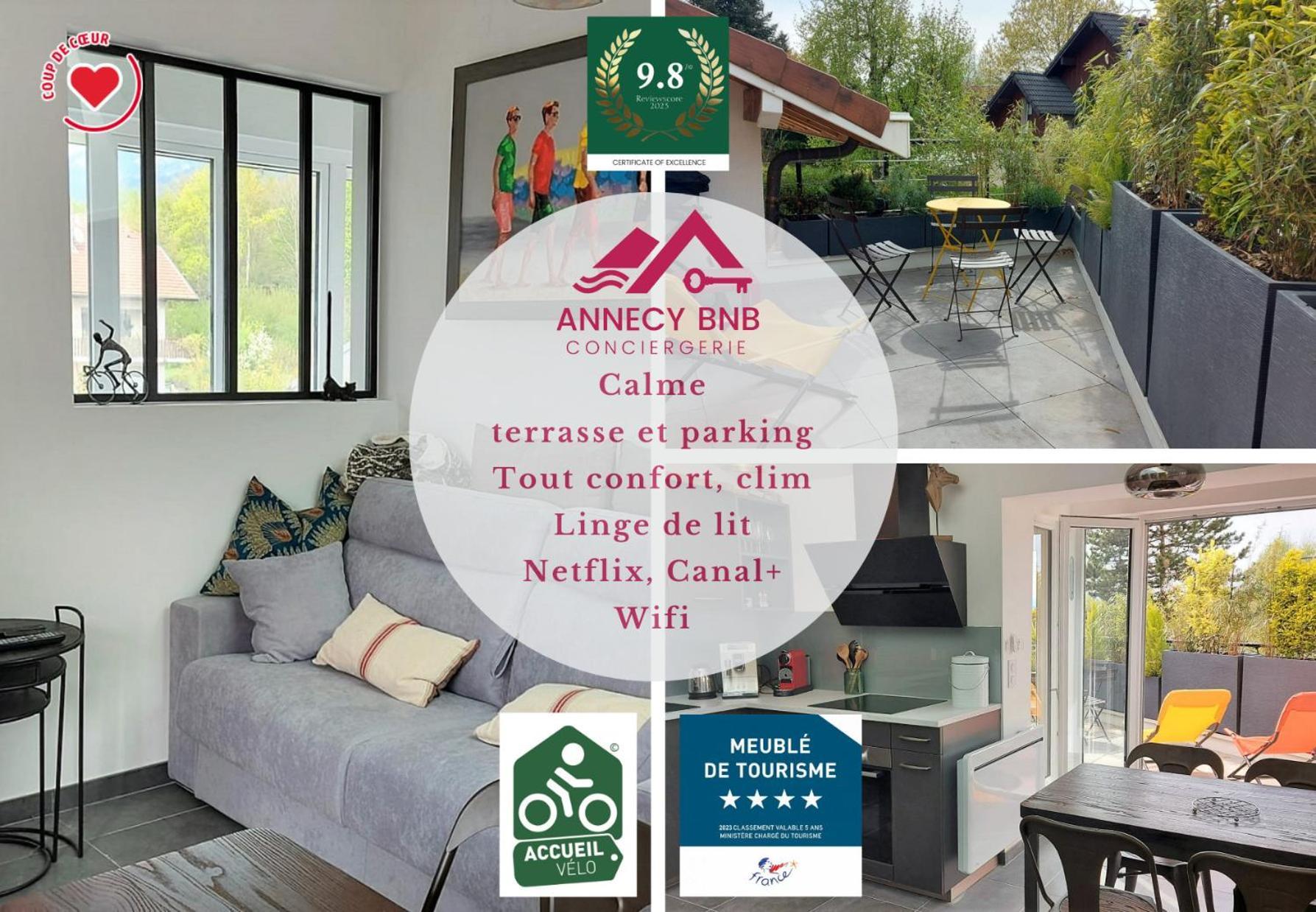 Le Refuge, 2 Personnes, 4 Etoiles Tout Confort Annecy Ngoại thất bức ảnh